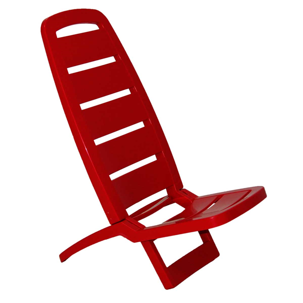 Cadeira Tramontina Dobrável Guarujá Vermelha 92051/040